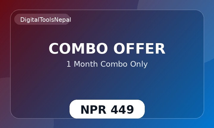 Netflix + Amazon Prime 1 Month Combo